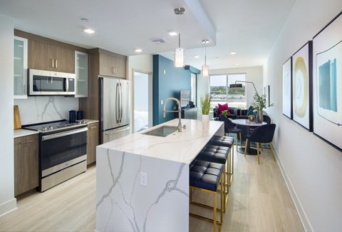 Floor plan for 1 bed, 1 bath, 714 sqft